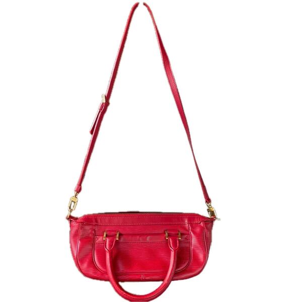 正規品【LOUIS VUITTON】エピ ダヌーラPM【ルージュ レッド 2WAY ショルダーバッグ】