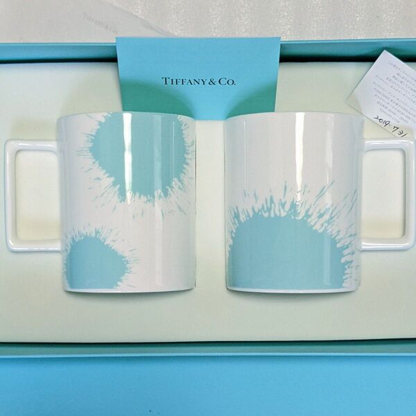 新品未使用 ティファニー TIFFANY Co カラー スプラッシュ マグカップ