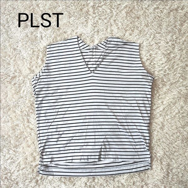PLST プラステ ノースリーブ カットソー M
