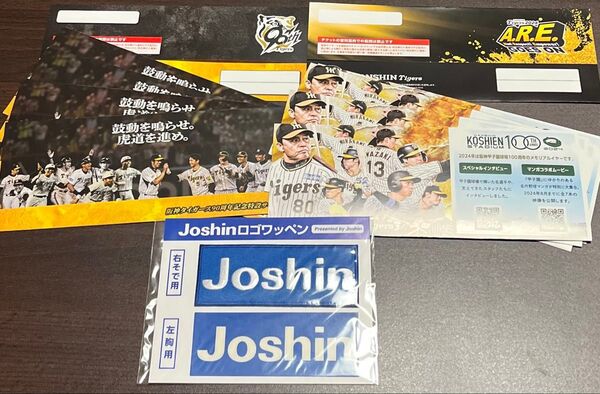 阪神タイガース チケットファイル Joshinワッペン セット