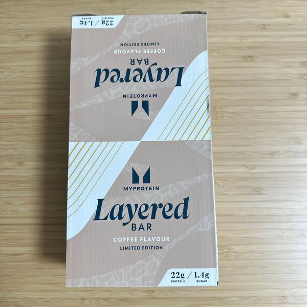 レイヤードプロテインバー コーヒー味 12個 マイプロテイン