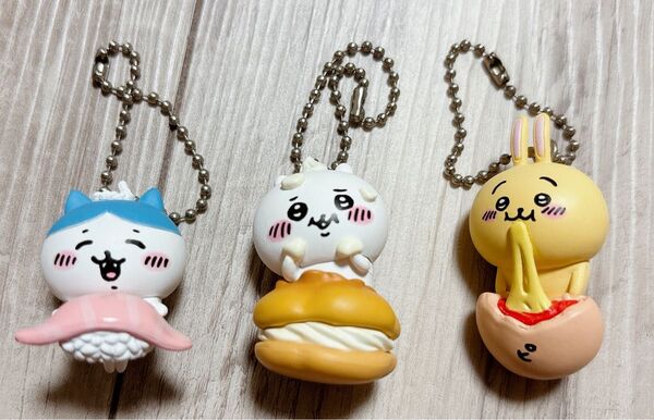 ちいかわ たべものいっぱいマスコット ハチワレ うさぎ 3点セット