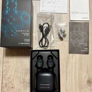 audio-technica ワイヤレスイヤホン MARVEL/J.A.R.V.I.S.モデル ATH-MVL2 JV