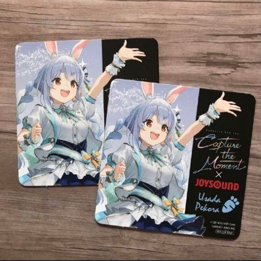 ホロライブ コースター JOYSOUND ジョイサウンド 兎田ぺこら