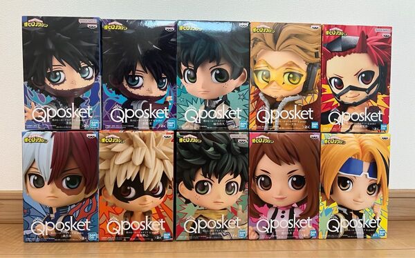 Qposket 僕のヒーローアカデミア フィギュア まとめ売り Aカラー セット 新品未開封