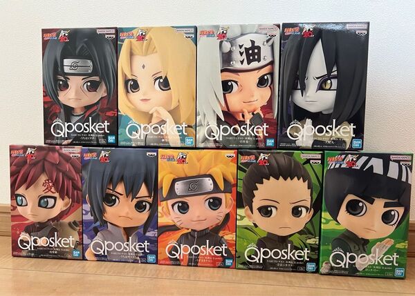 ナルト Qposket フィギュア まとめ売り Aカラー セット 新品未開封