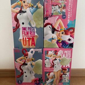 ワンピース フィギュア GLITTER GLAMOURS ウタ 4体セット グリグラ プライズ 新品未開封