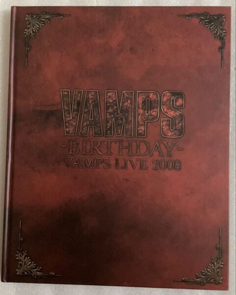 VAMPS LIVE2008年のツアーパンフレット 写真集