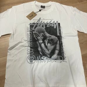 STUSSY 半袖Tシャツ 白 Lサイズ 人気 早い者勝ち