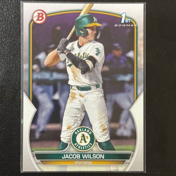 2023 BOWMAN DRAFT BDC-121 1st Bowman Jacob Wilson Athletics