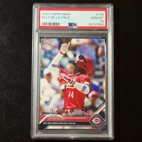 2023 Topps Now #749 Elly De La Cruz 自己最多6打点を記録 デラクルーズ Reds