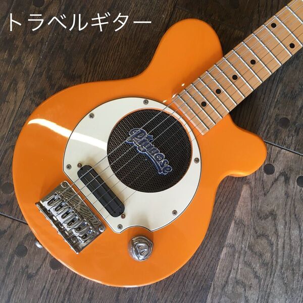 トラベルギター ARIA Pignose PGG-100 オレンジ 専用ケース 動作確認済み