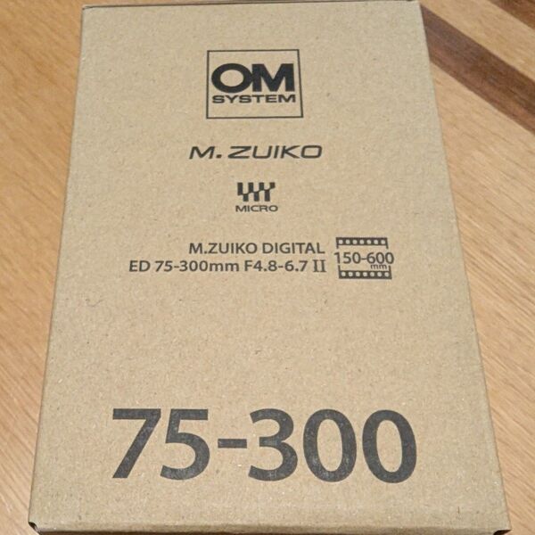 【新品未開封】OM SYSTEM M.ZUIKO DIGITAL ED 75-300mm F4.8-6.7 II