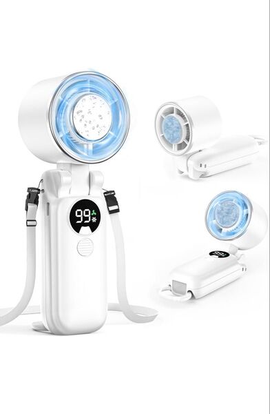ハンディファン 冷却プレート 携帯扇風機 充電型 新品未開封