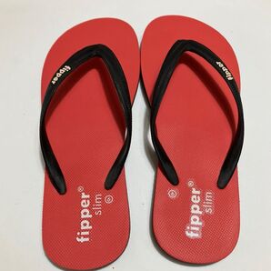 fipper ビーチサンダル レッド 23センチ相当 UK6 試し履きのみ