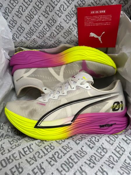 ☆新品同様☆プーマ PUMA ディヴィエイト ニトロ エリート3 EKIDEN