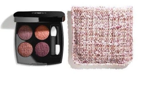 美品人気カラー CHANEL シャネル レ キャトル オンブルツイード02 ツイードプールプル