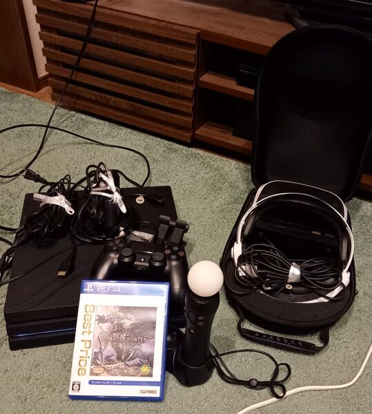 PS4 CUH-7100B本体 PSVR モンスターハンターワールド セット