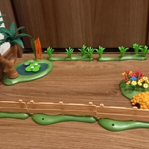 playmobil プレイモービル 動物園柵と植物セット
