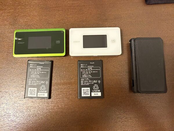 【2台セット】モバイルルーター UQ WiMAX 2+ Speed Wi-Fi NEXT WX06