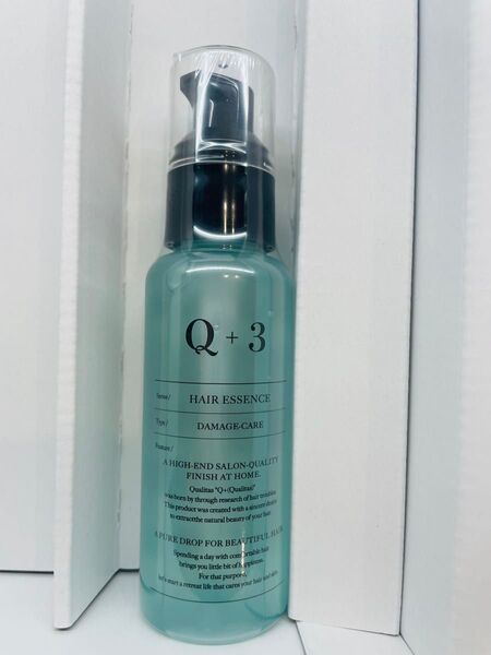 Q+3 クオリタス ダメージケア ヘアエッセンス フルーティフローラルの香り 新品未開封品
