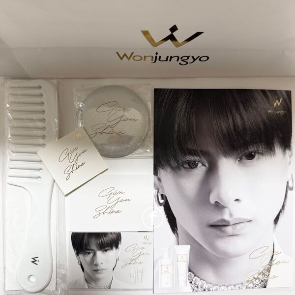 ウォンジョンヨヘア 平野紫耀 Wonjungyo Hair 日本橋POPUP ノベルティ メッセージカード 缶ミラー コーム