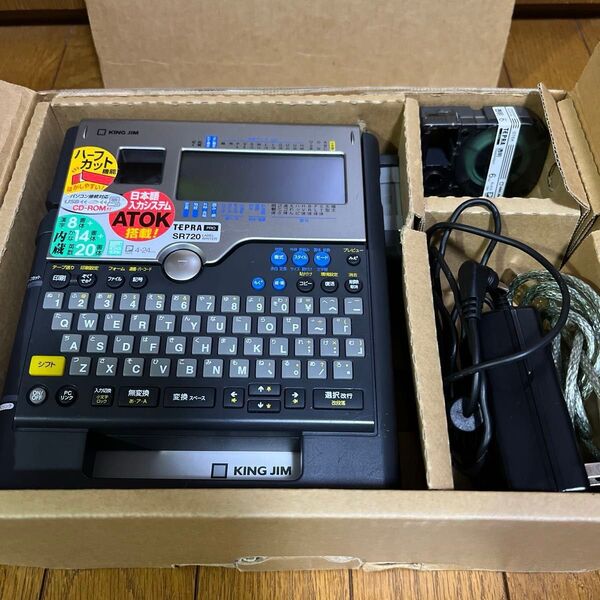美品 キングジム SR720 TEPRA PRO テプラ PCリンク SD6K ST6K付