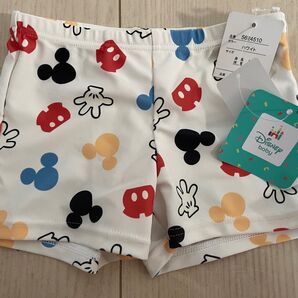 Disney baby ミッキー柄スイムパンツ 90ホワイト 新品未使用