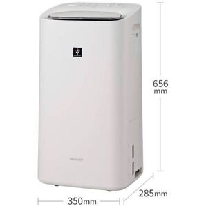 シャープ(SHARP) 除湿機 兼 加湿空気清浄機 KI-PD50-W プラズマクラスター 25000