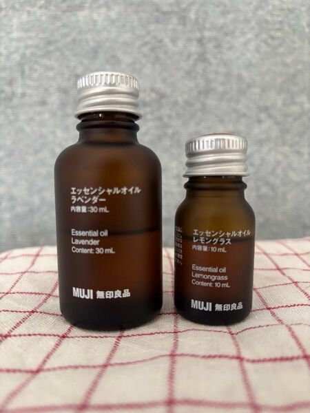エッセンシャルオイル ラベンダー30ml,レモングラス10ml 2本セット