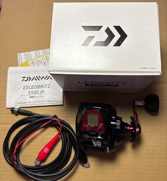 訳あり 保証書なし 未使用 巻上距離0 ダイワ 23レオブリッツS500JP 電動リール