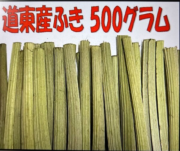 道東産ふき500グラム
