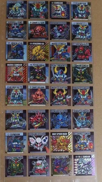 元祖SDガンダムスナック コンプ 32種