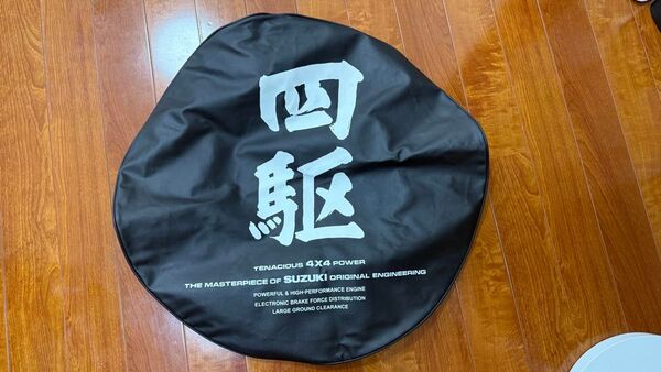 ②ジムニーシエラ スペアタイヤカバー 背面タイヤカバー 四駆JB74(JB64にも?)美品