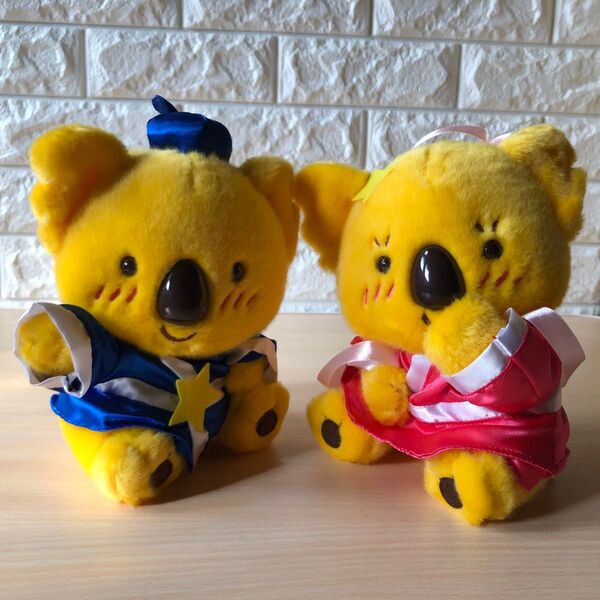ロッテ コアラのマーチ おりひめコアラ ひこぼしコアラ 七夕コアラぬいぐるみセット! 新品 未使用 ぬいぐるみ 非売品 平成レトロ