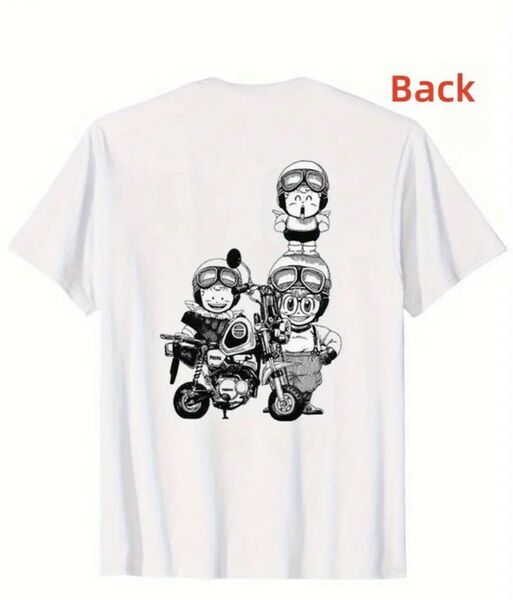 Dr.スランプ アラレちゃん Tシャツ バイク ガッちゃん 空豆タロウ