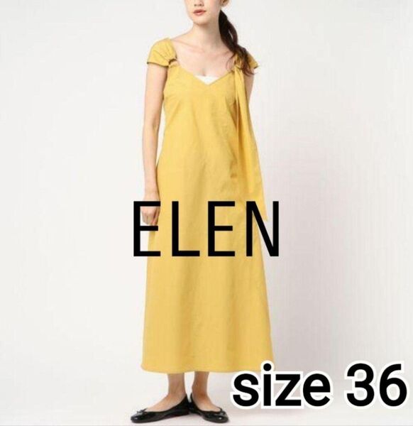 ELIN エリン Paneled dress マキシワンピース size36