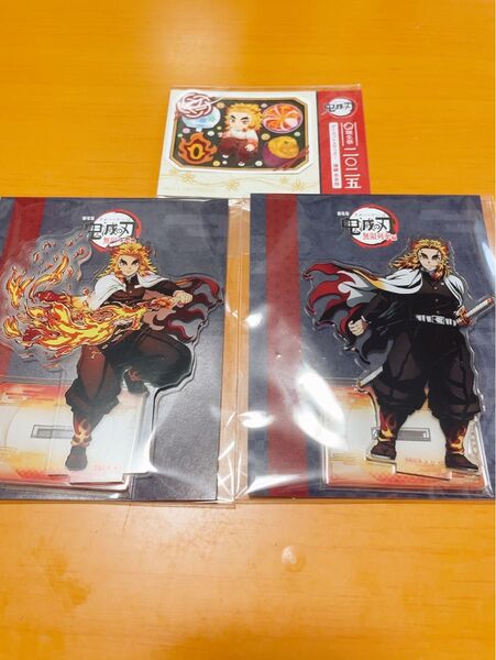 劇場版鬼滅の刃無限列車編アクスタスタンドAB 煉獄杏寿郎誕生祭2025ダイカットステッカー