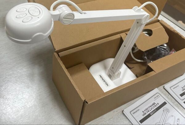 【中古品】プリンストン USBドキュメントカメラ PDP-U8MA800万画素/CMOSセンサー/オートフォーカス/LEDライト付