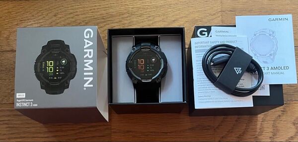 GARMIN instinct 3 AMOLED ガーミン インスティンクト3 45mm 中古美品!