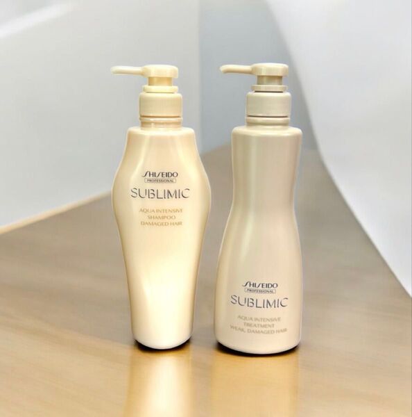 資生堂サブリミック アクアインテンシブシャンプーa 500mL トリートメントW500g