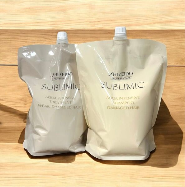 資生堂サブリミック アクアインテンシブ詰替用 シャンプーa 1800mL トリートメントW 1800g