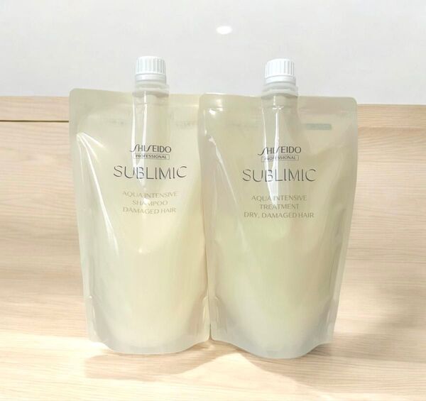 資生堂サブリミック アクアインテンシブ 詰替用シャンプーa 450mL トリートメントD 450g