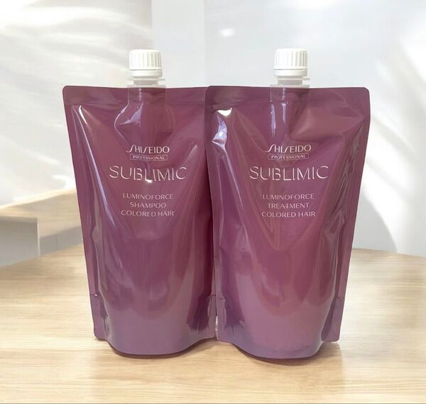 資生堂サブリミック ルミノフォース詰替用 シャンプー450mL トリートメント450g