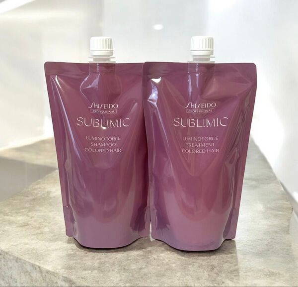 資生堂サブリミック ルミノフォース 詰替用 シャンプー450mL トリートメント450g