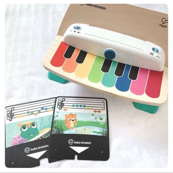 美品 ベビーアインシュタイン マジックタッチ ピアノ 知育 音楽 音感 ベビー おもちゃ ベビートイ 赤ちゃん