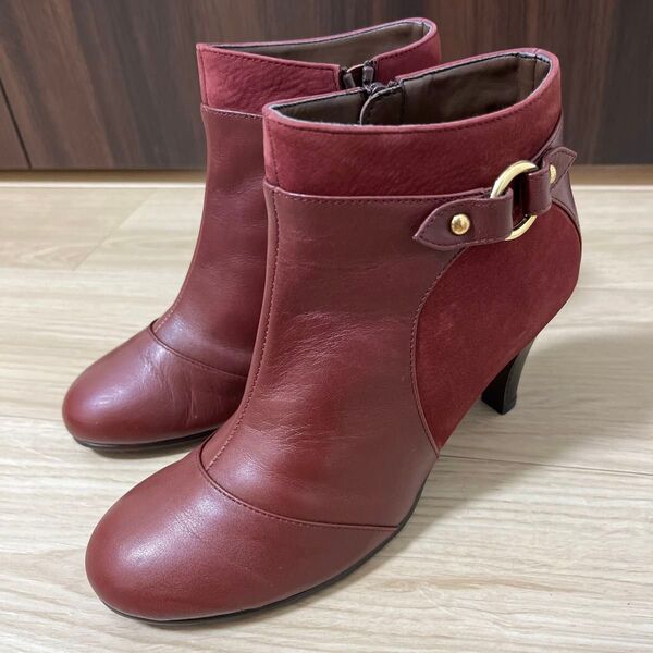 美品!BARCLAY(バークレー)【本革 / 日本製】ショートブーツ 23cm