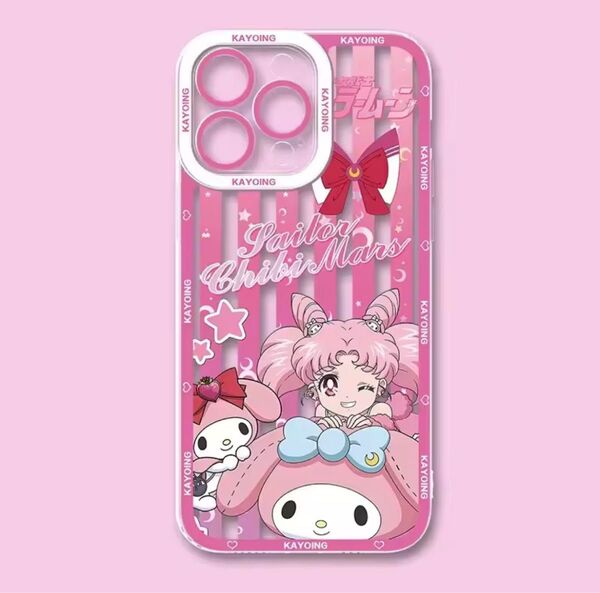 美少女戦士セーラームーン ちびうさ&マイメロディ iPhoneケース