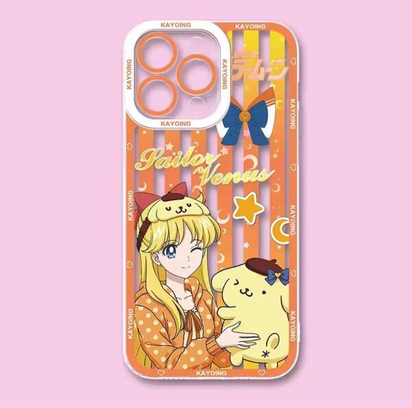 美少女戦士セーラームーン 愛野美奈子&ポムポムプリン iPhoneケース