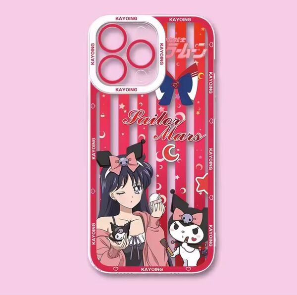 美少女戦士セーラームーン 火野レイ&クロミちゃん iPhoneケース